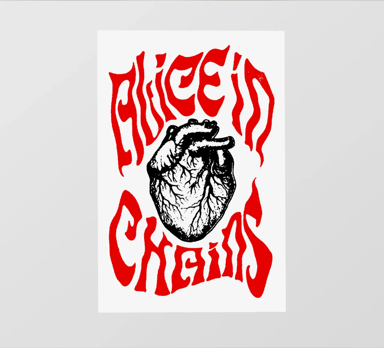 Cuore Stile Alice in Catena pellicola backlit da https://www.juniqe.com/uk/shop/Henndraws