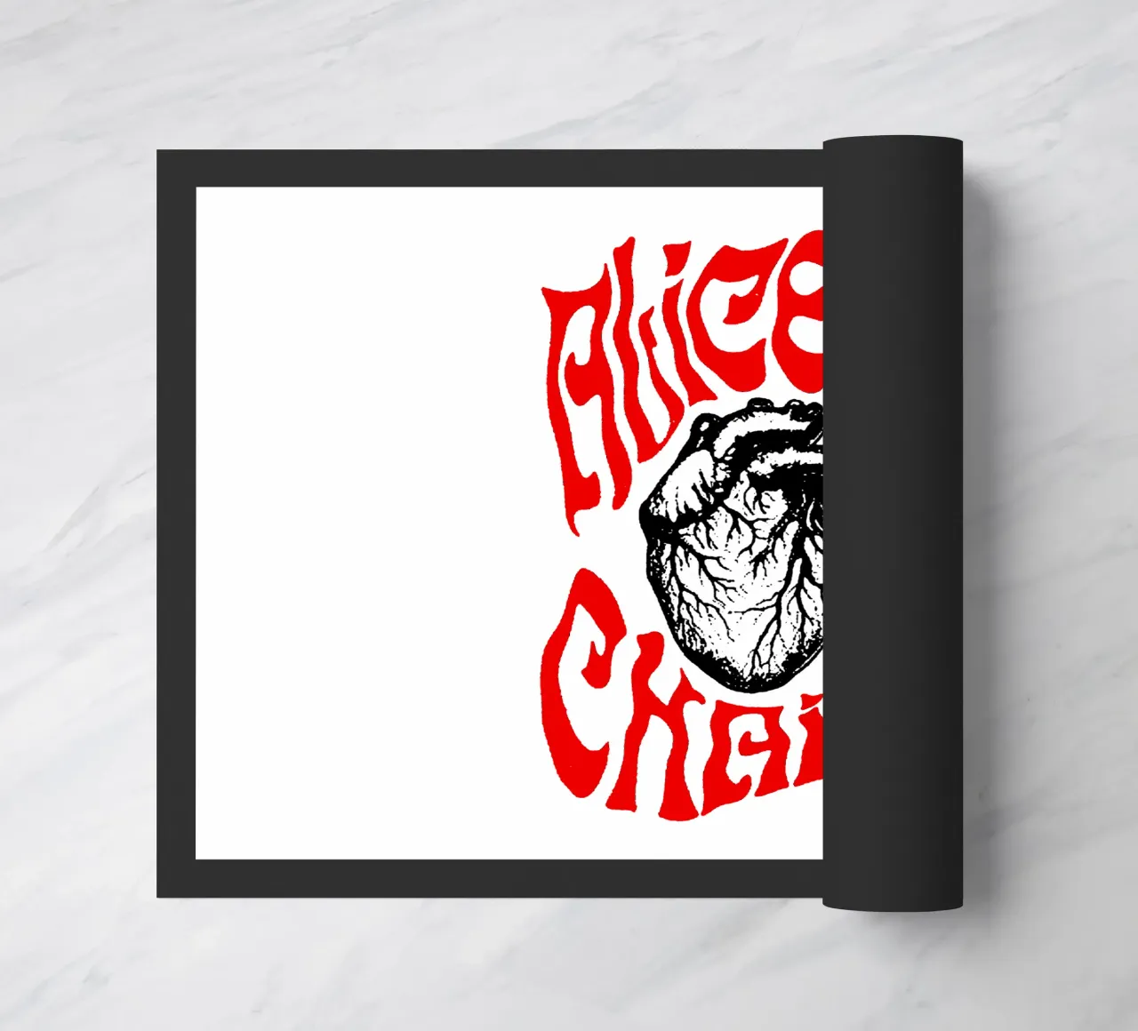 Cuore Stile Alice in Catena zerbino da https://www.juniqe.com/uk/shop/Henndraws