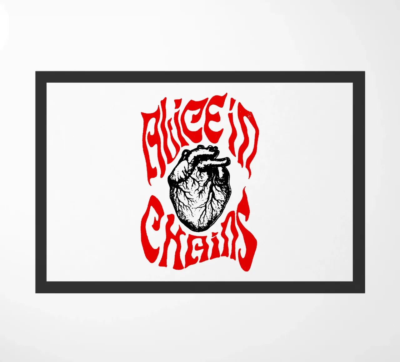 Cuore Stile Alice in Catena zerbino da https://www.juniqe.com/uk/shop/Henndraws