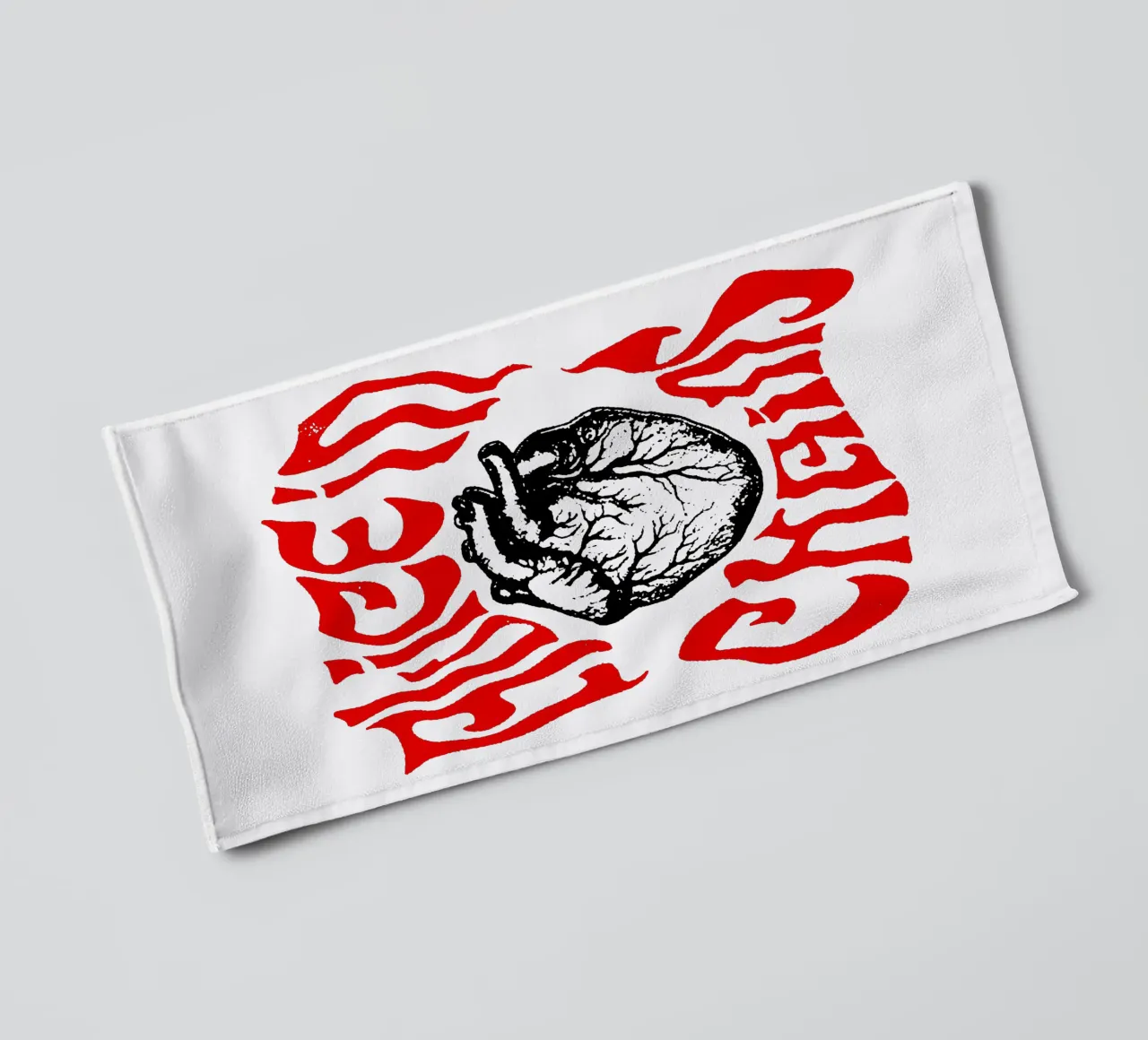 Heart Style Alice In Chain towel by https://www.juniqe.com/uk/shop/Henndraws