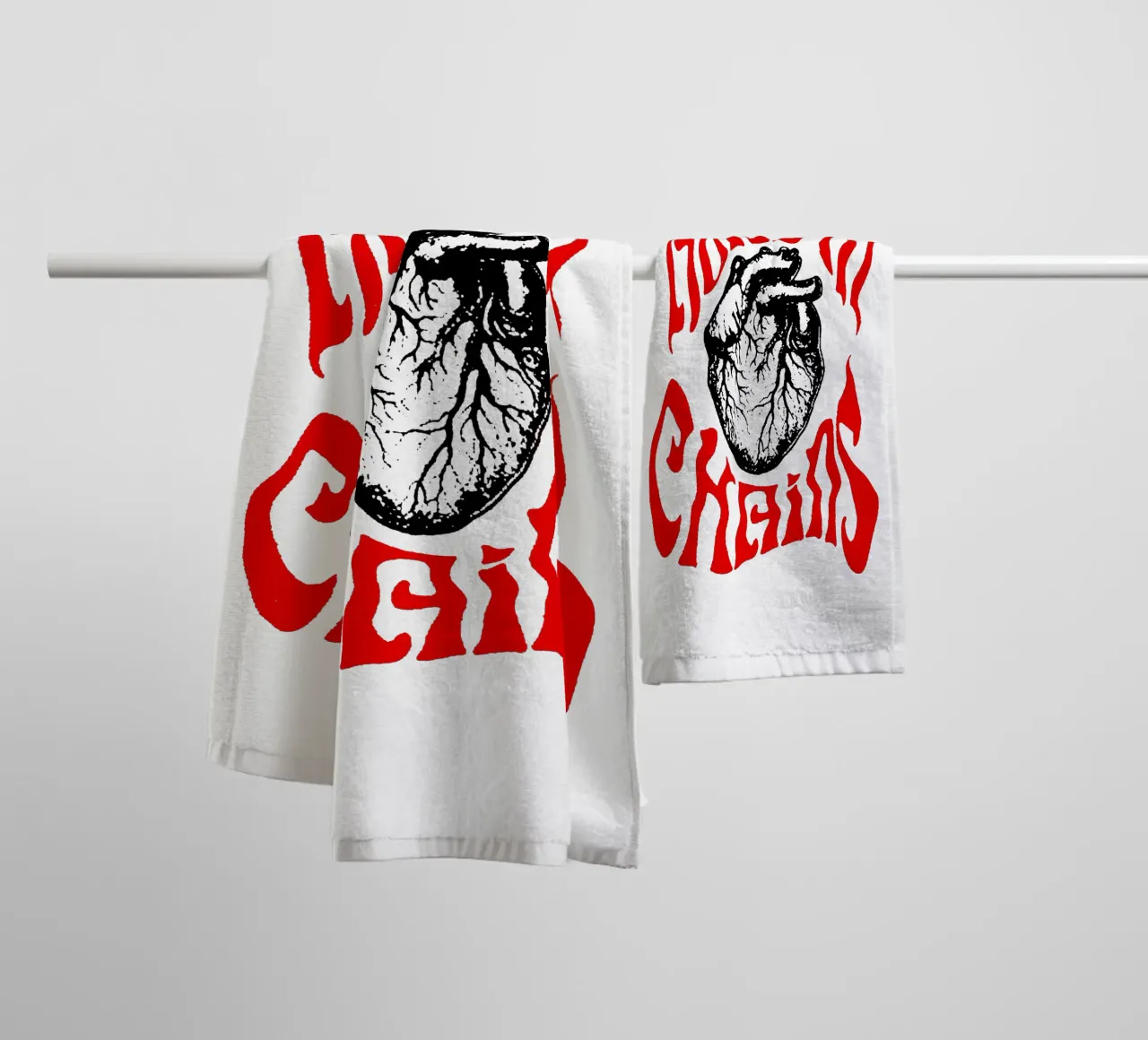 Heart Style Alice In Chain towel by https://www.juniqe.com/uk/shop/Henndraws