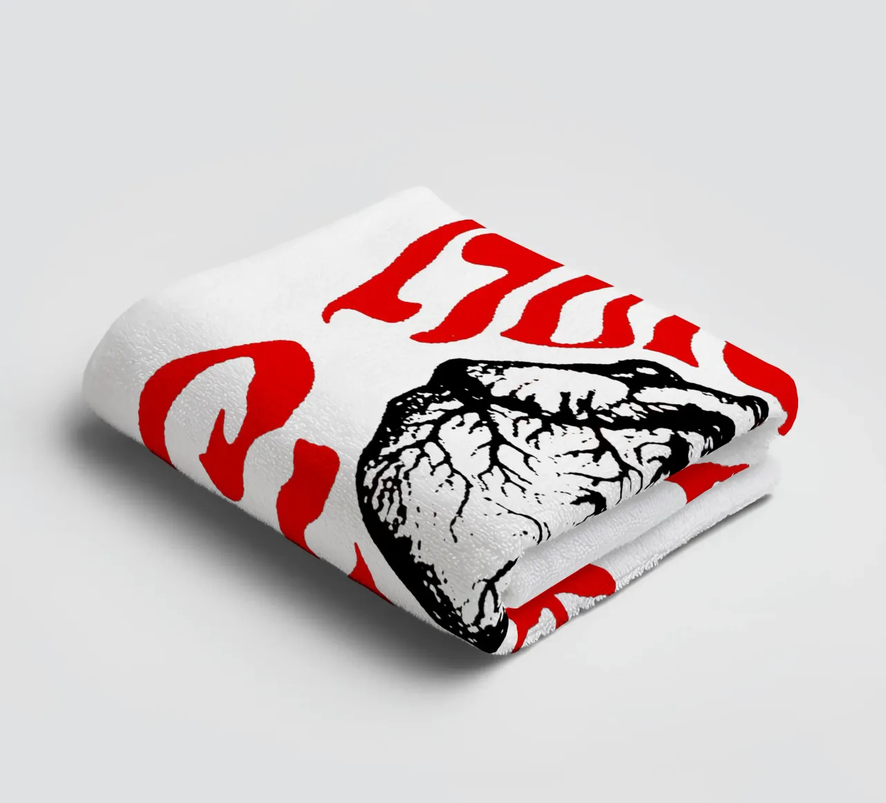 Heart Style Alice In Chain towel by https://www.juniqe.com/uk/shop/Henndraws