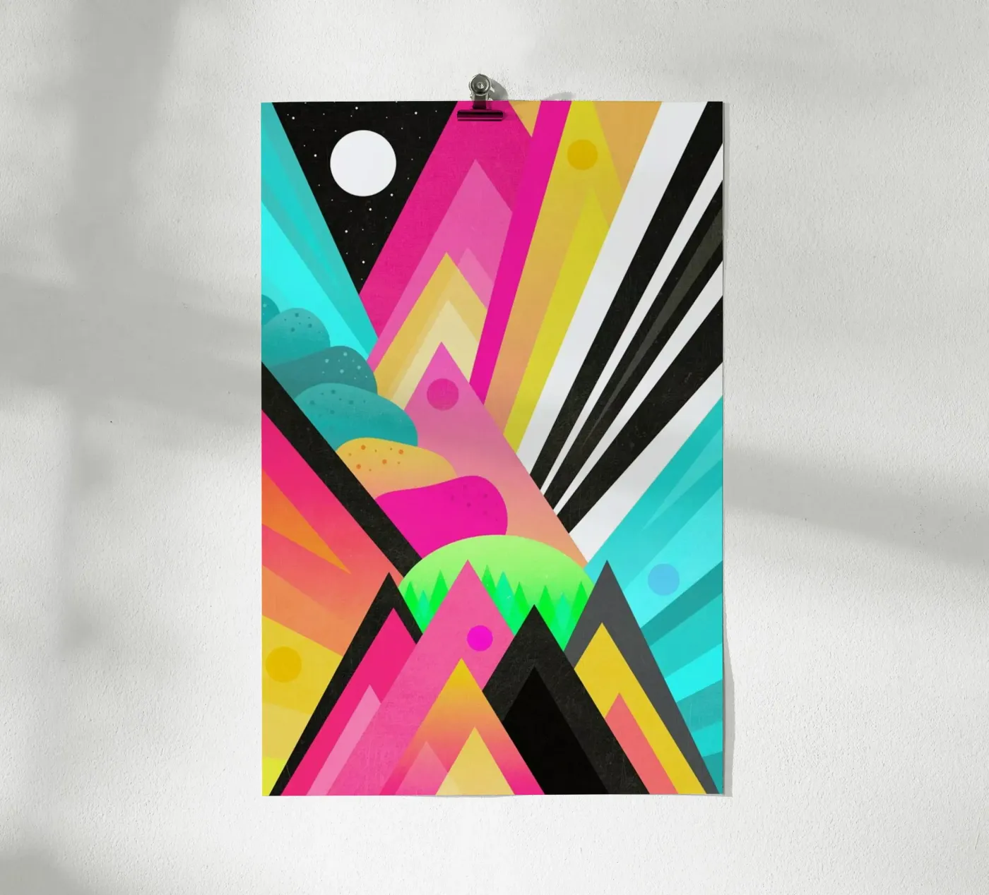 Space Garden poster by Elisabeth Fredriksson