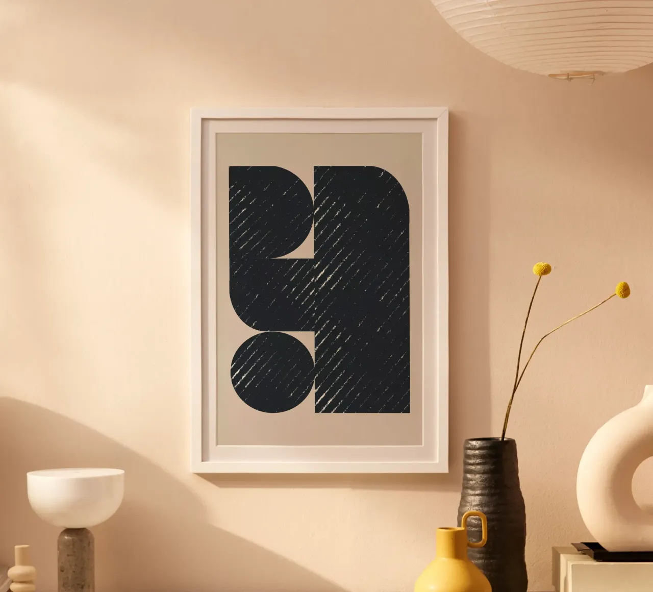Geometric Modern No3 poster by The Miuus Studio