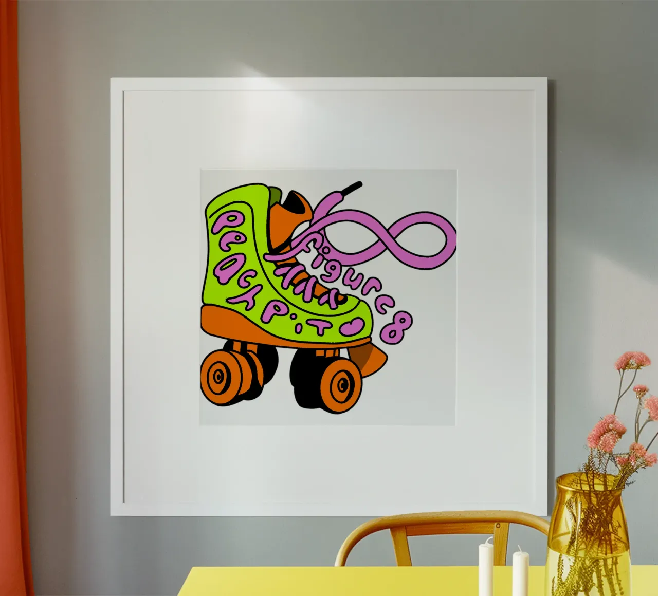 Maglietta Figure 8 Classic poster da mannys_artt