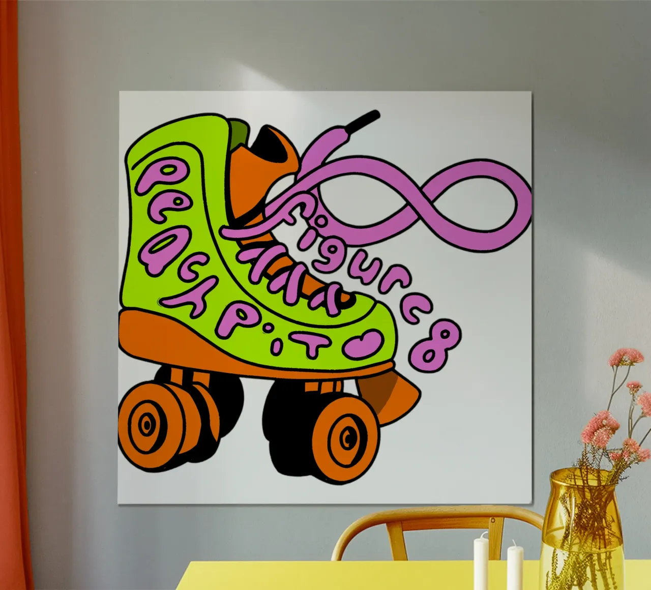 Maglietta Figure 8 Classic poster da mannys_artt