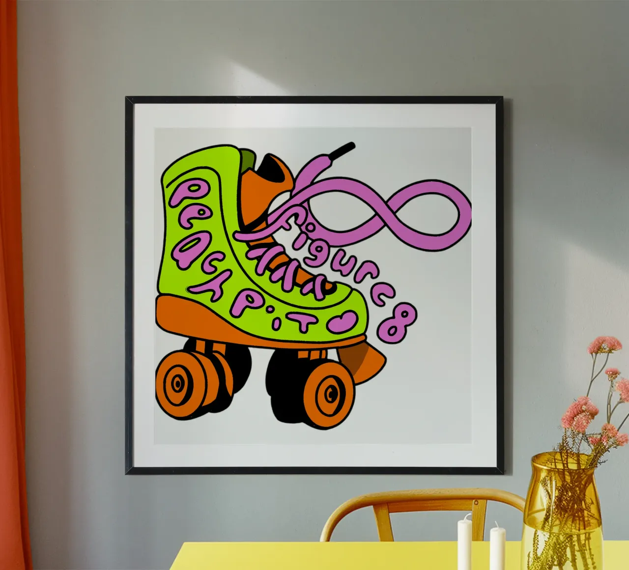 Maglietta Figure 8 Classic poster da mannys_artt