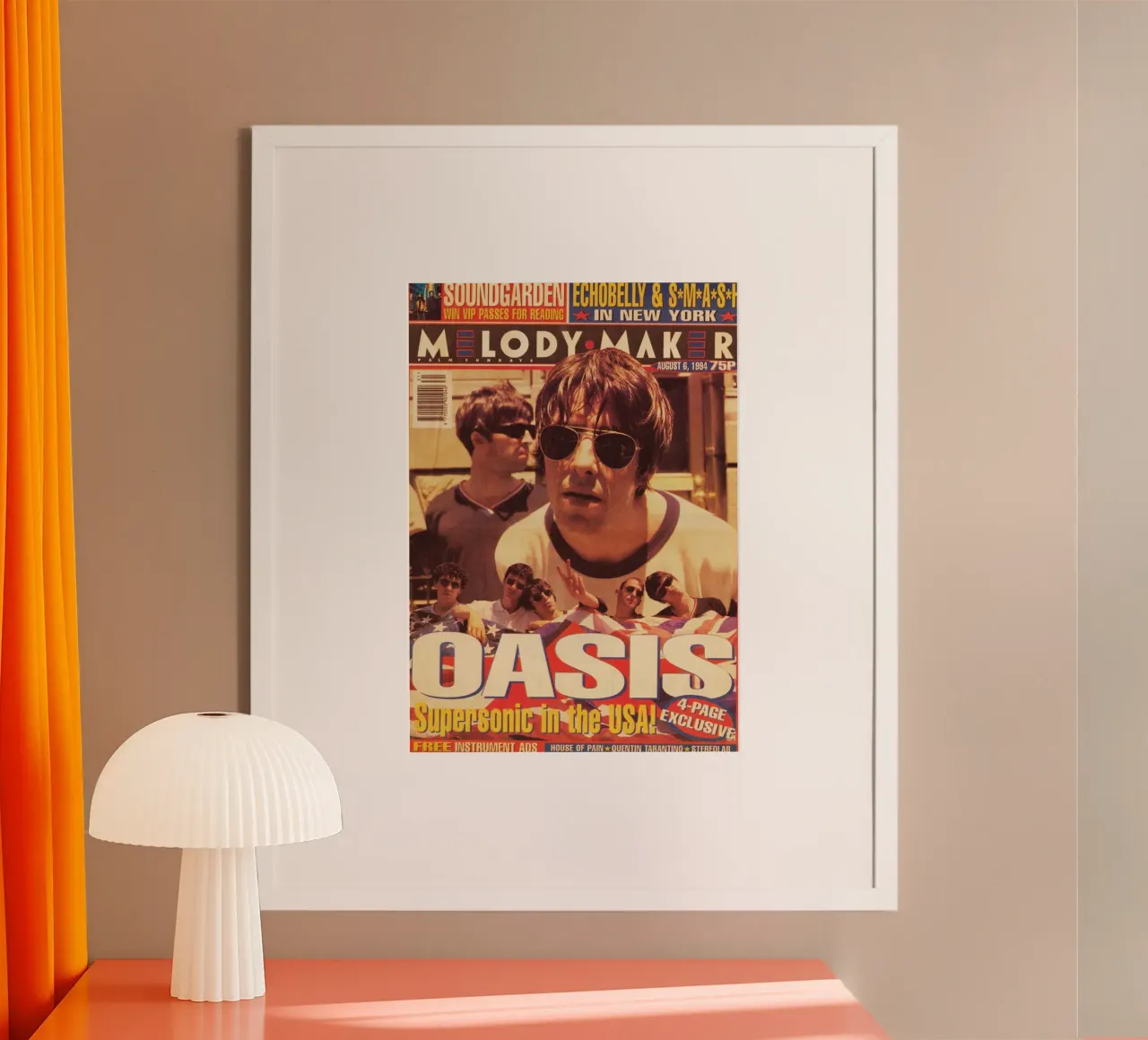 Rivista Oasis poster con telaio in plastica da Lembayung art
