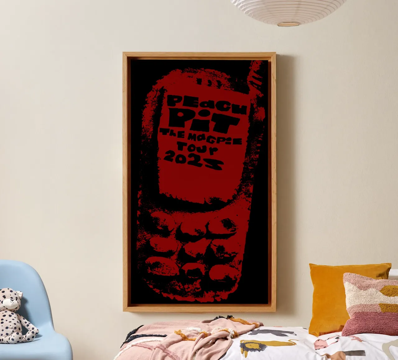 The Magpie Tour Classic T-Shirt canvas with Floater frame by mannys_artt