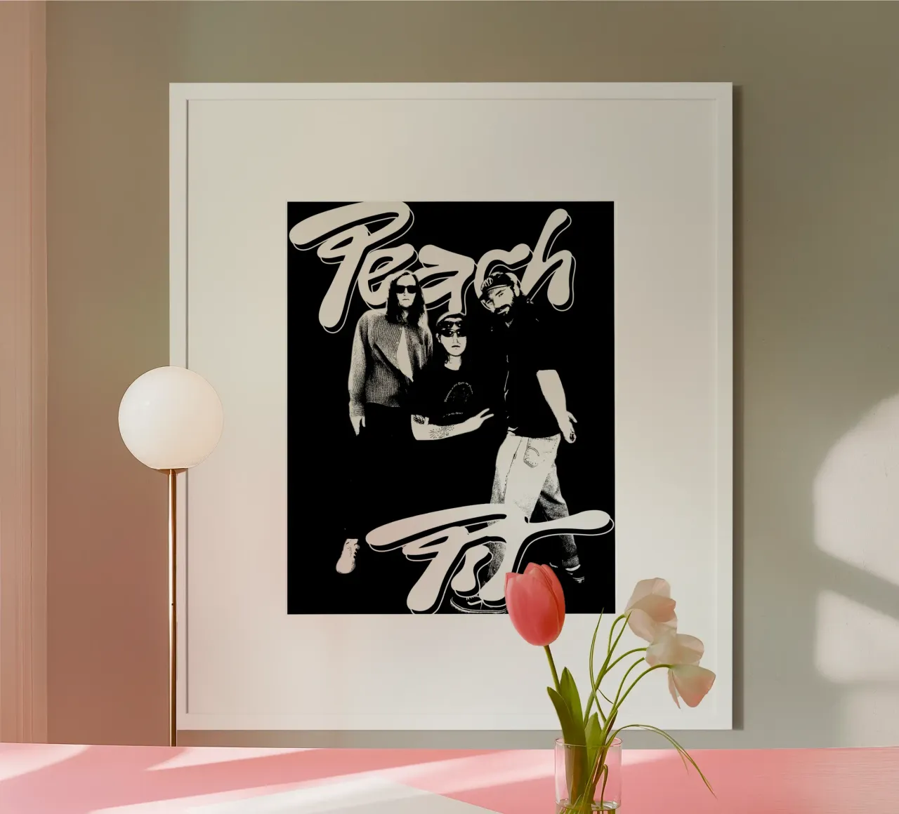 Maglietta classica Peach Pitt in stile grunge poster da mannys_artt