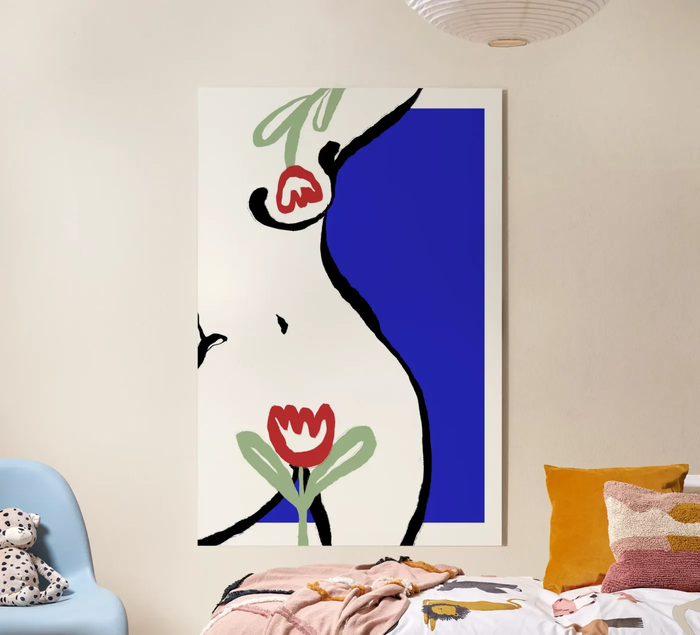 Act With Tulips plexiglass da treechild