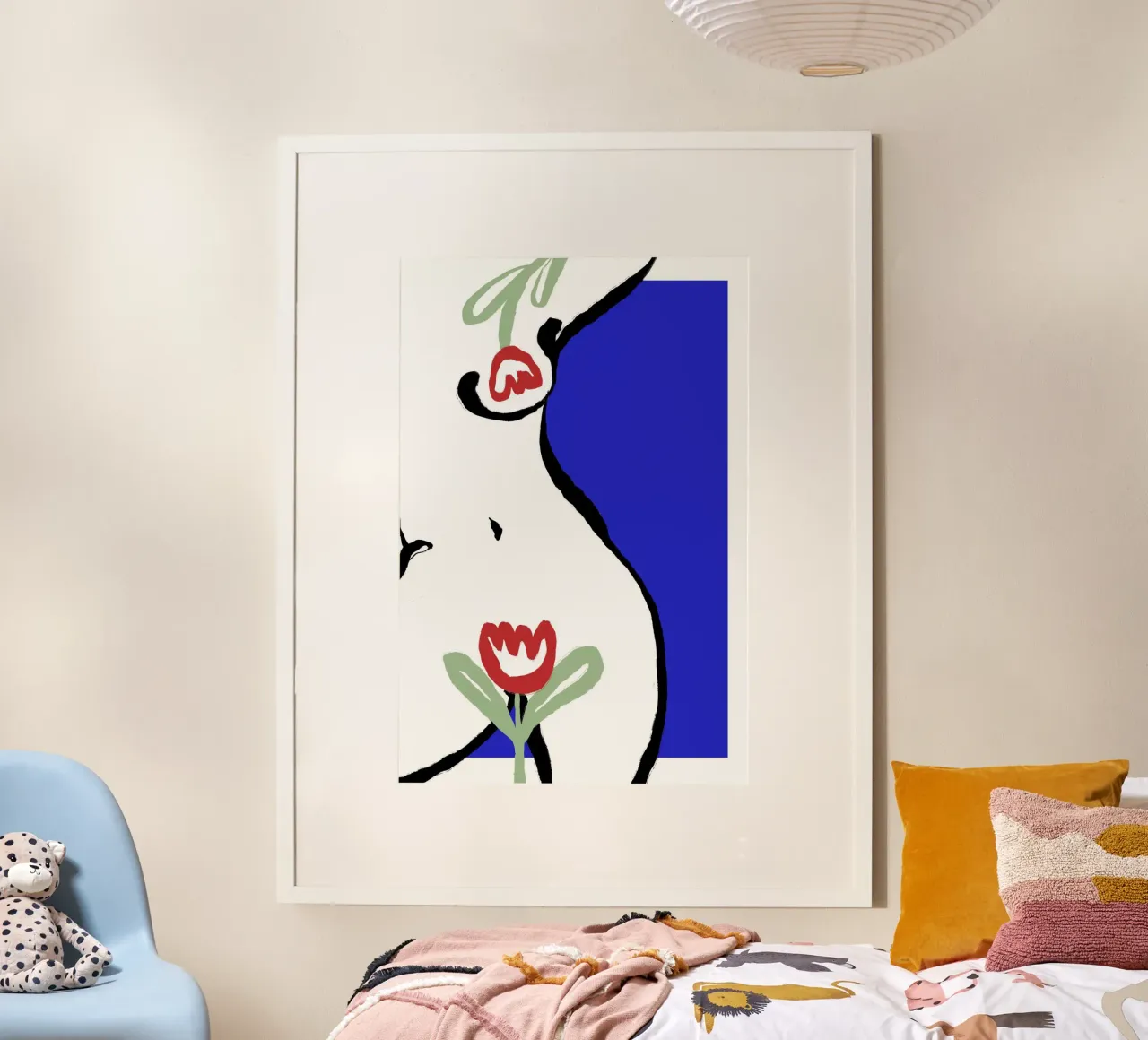 Act With Tulips carta hahnemühle da treechild