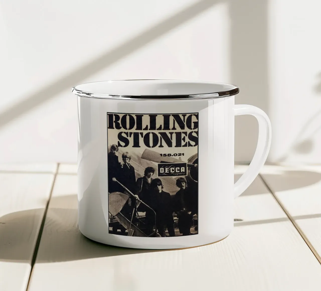 Rolling Stones vintage tazza in smalto da Lembayung art