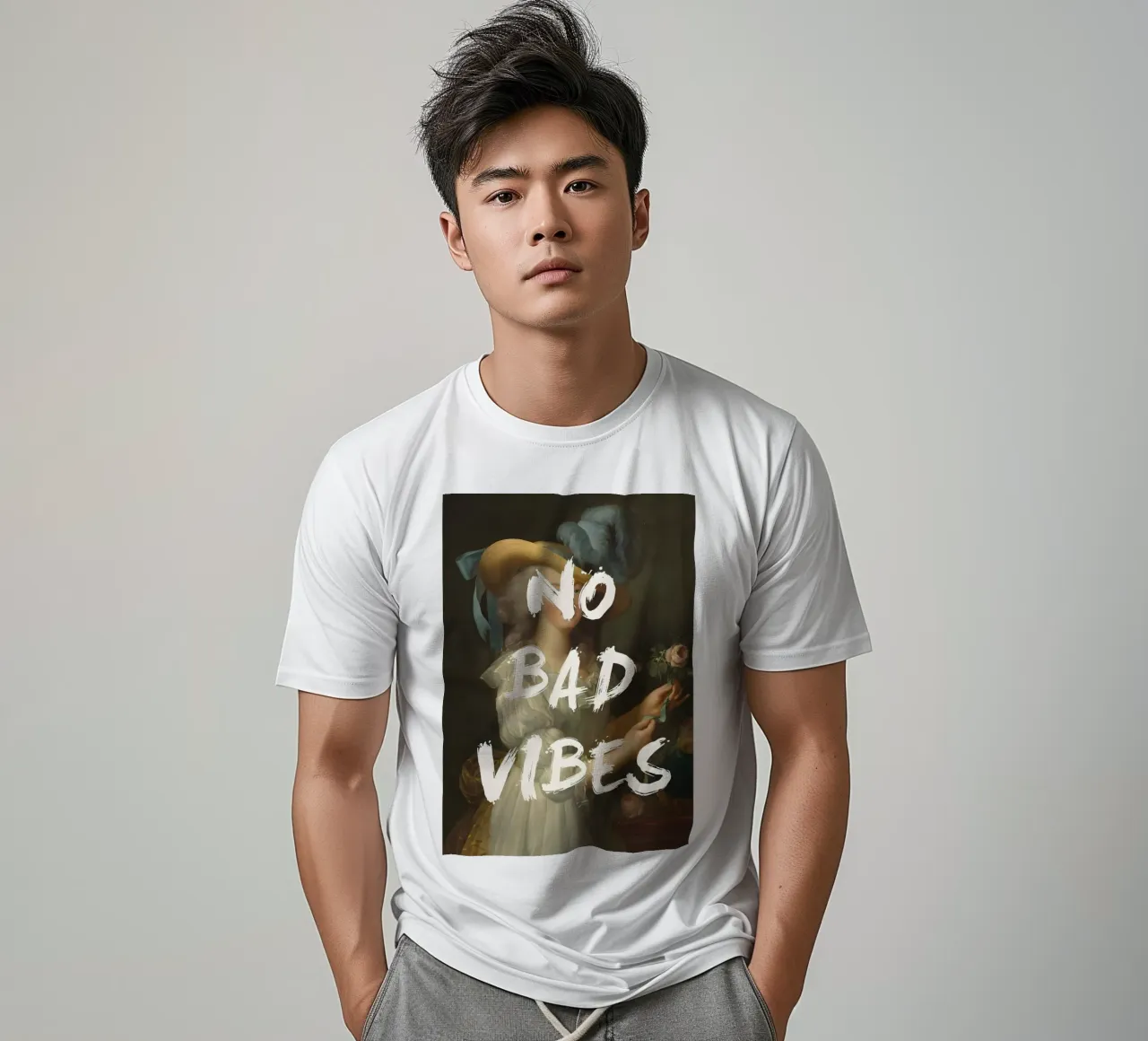 'No Bad Vibes' t-shirt da Type & Tape