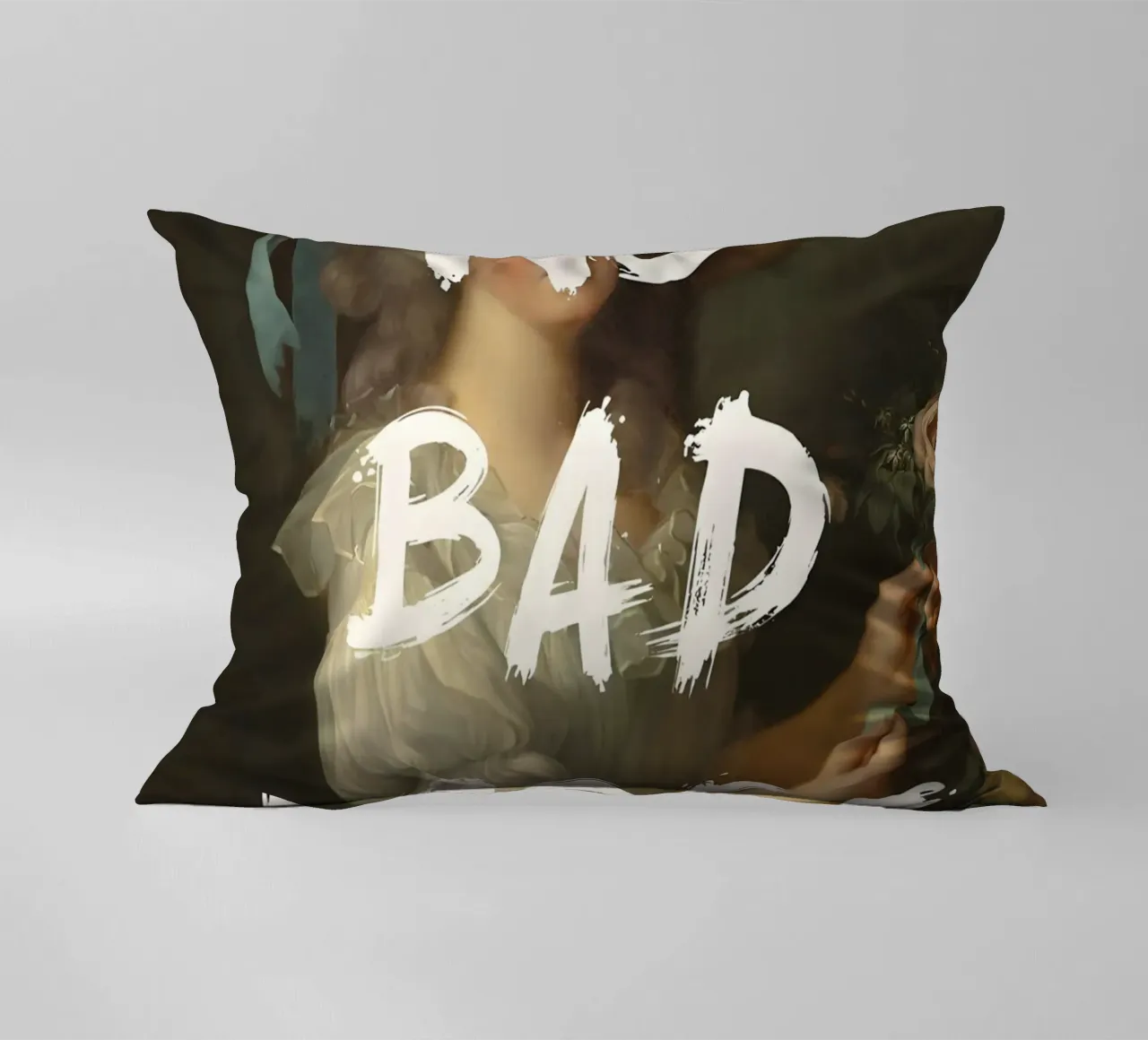 'No Bad Vibes' cuscino da Type & Tape