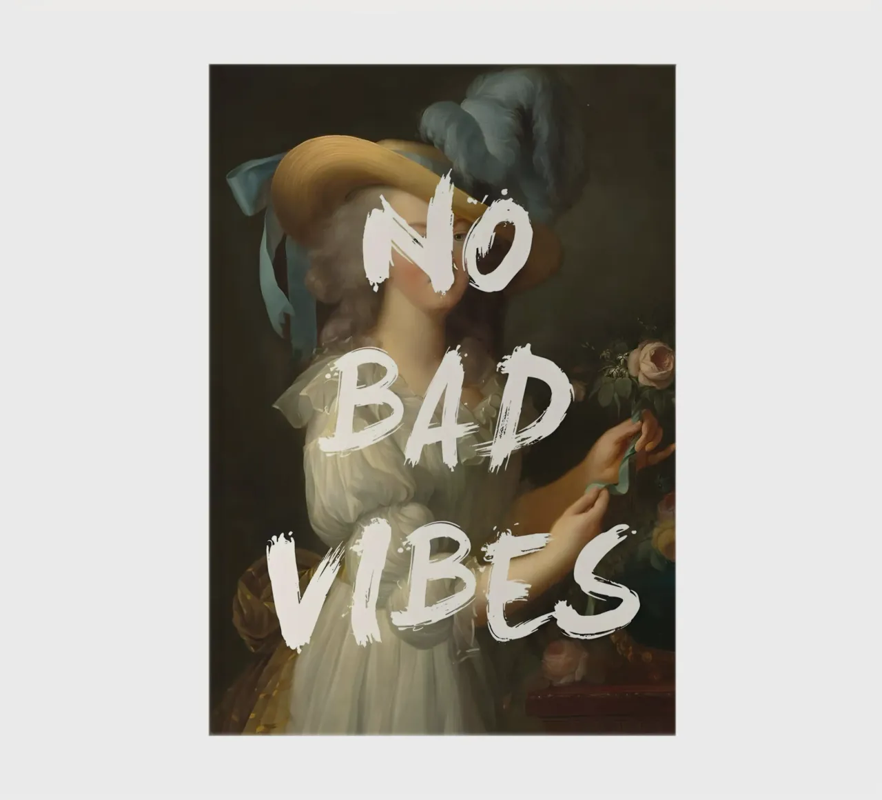 'No Bad Vibes' notebook by Type & Tape
