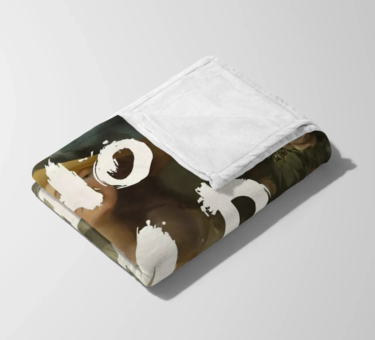 'No Bad Vibes' coperta in pile da Type & Tape