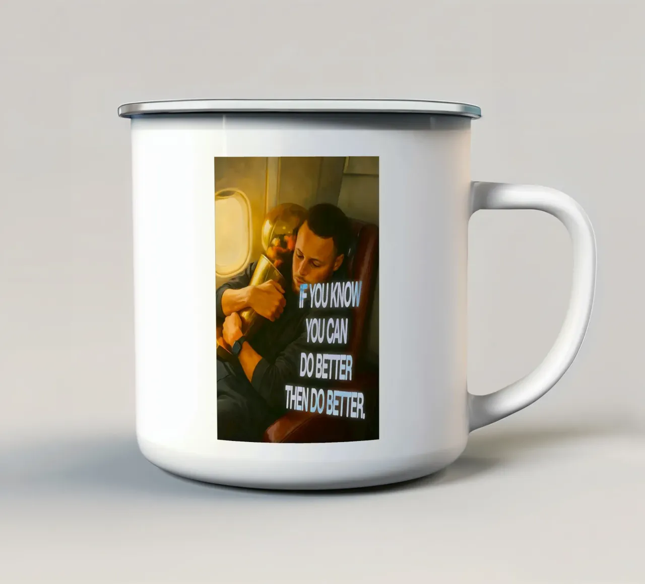 you know you can do better tazza in smalto da Type & Tape