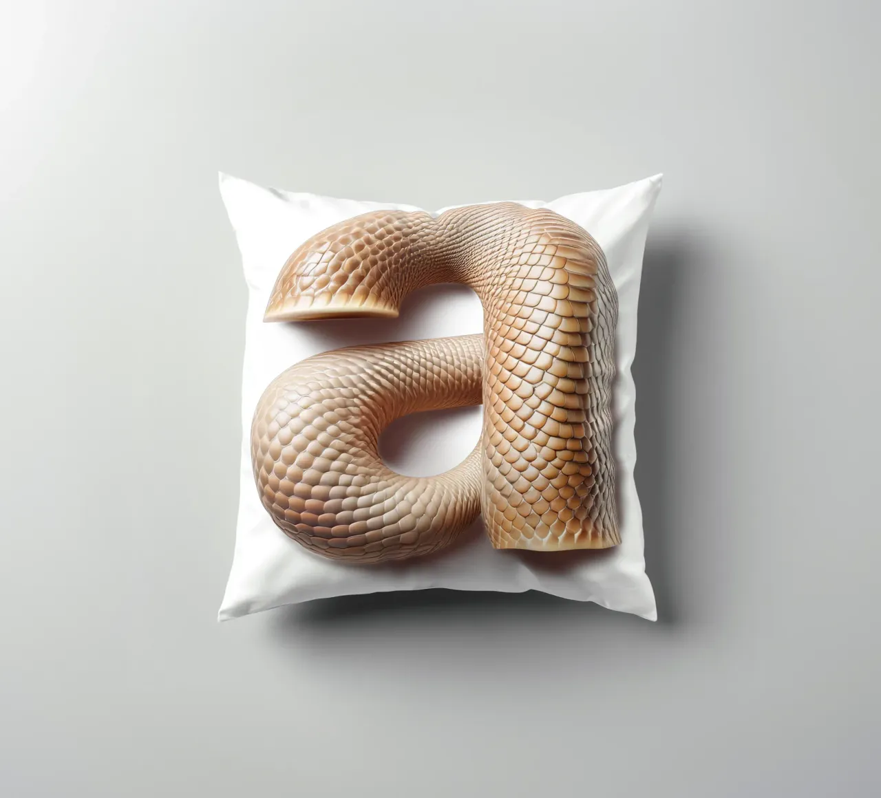 a – armadillo decorative cushion by The True Type