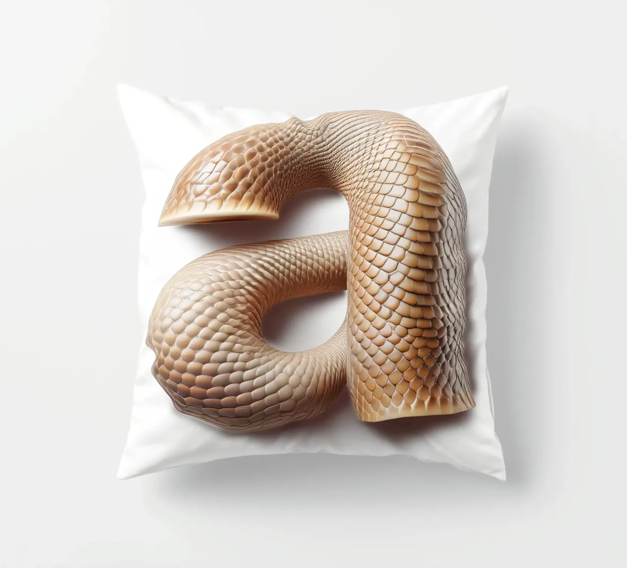a – armadillo decorative cushion by The True Type
