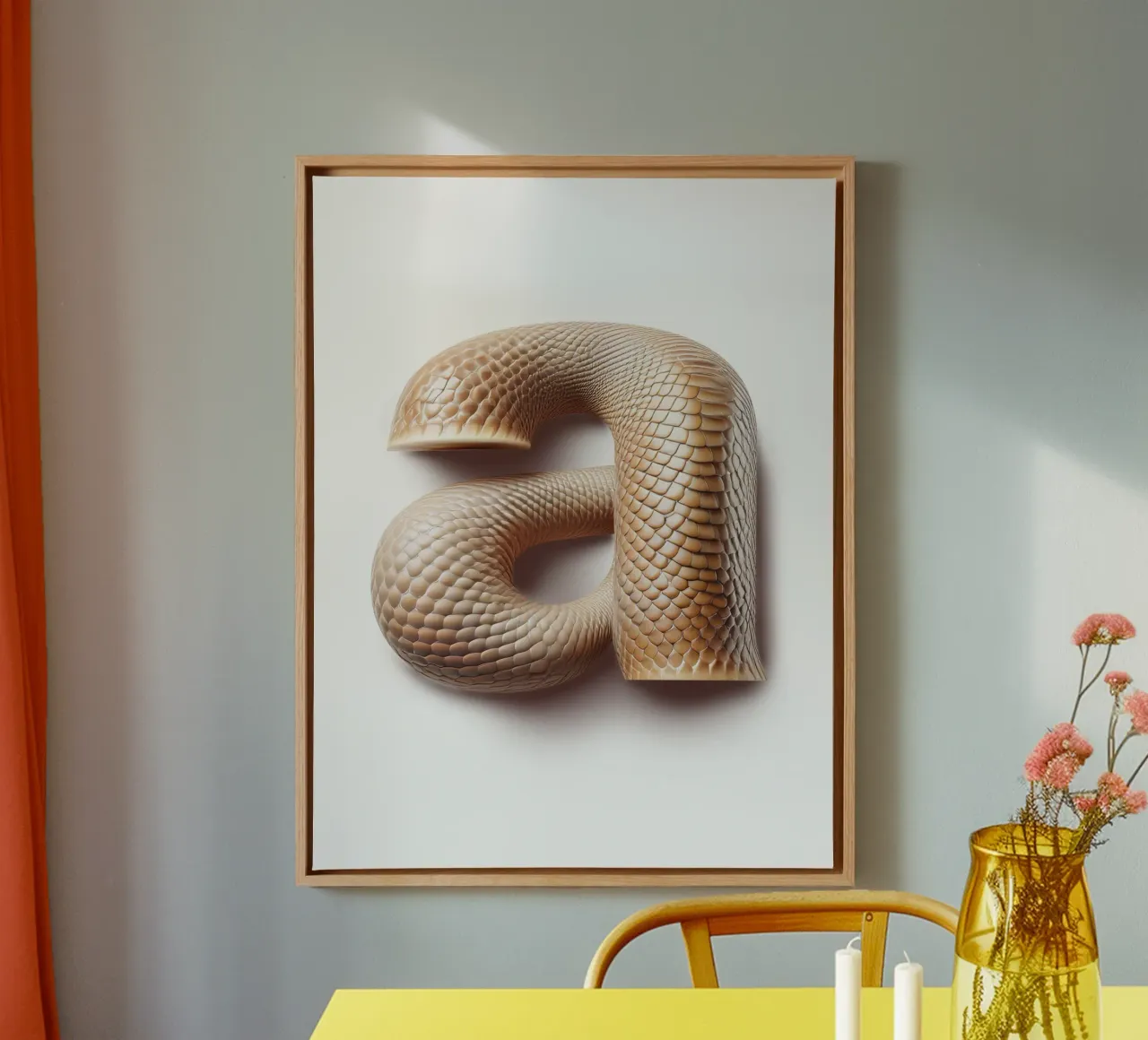 a - armadillo tela con Cornice a cassetta da The True Type