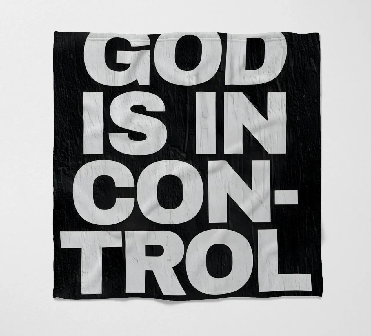 'God is in control coperta in pile da Type & Tape