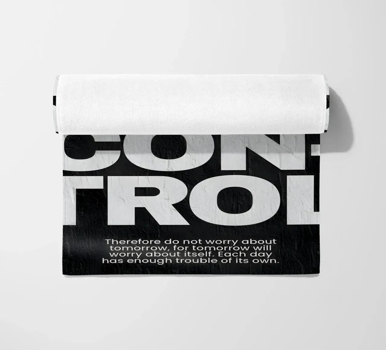 'God is in control telo mare da Type & Tape
