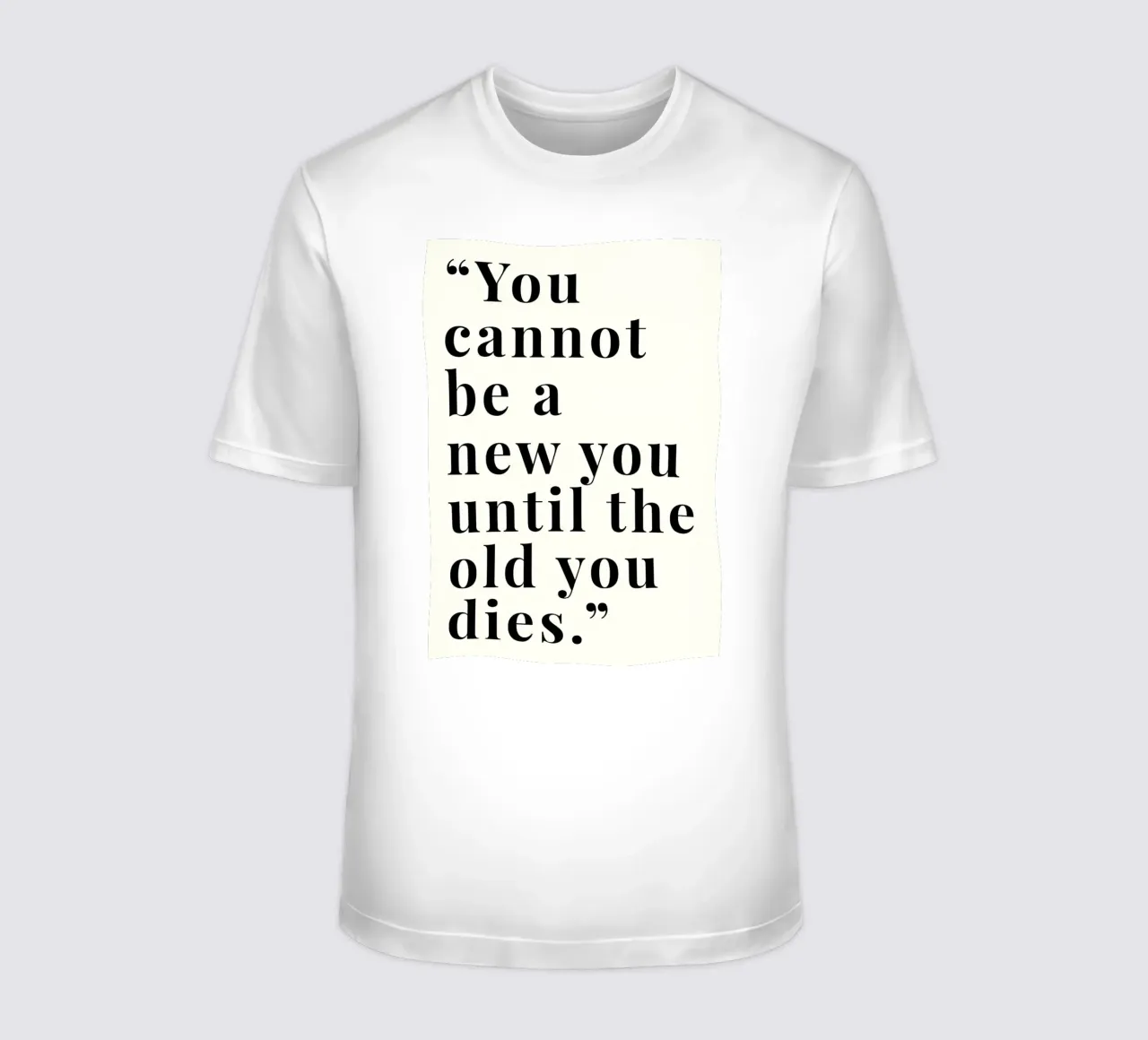 'You cannot be a new t-shirt da Type & Tape