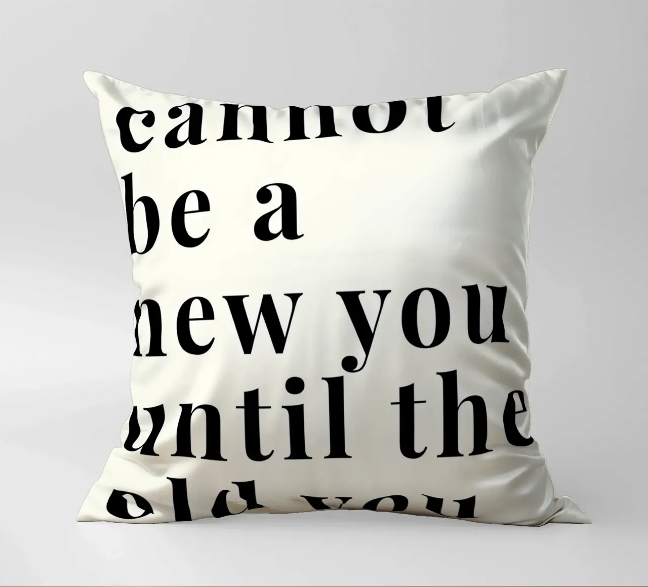 'You cannot be a new cuscino da Type & Tape