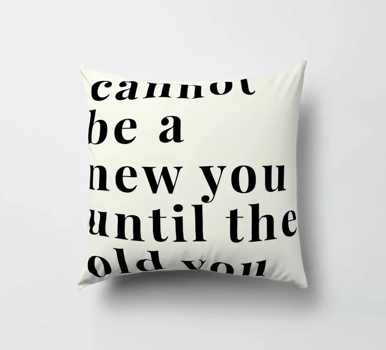 'You cannot be a new cuscino da Type & Tape