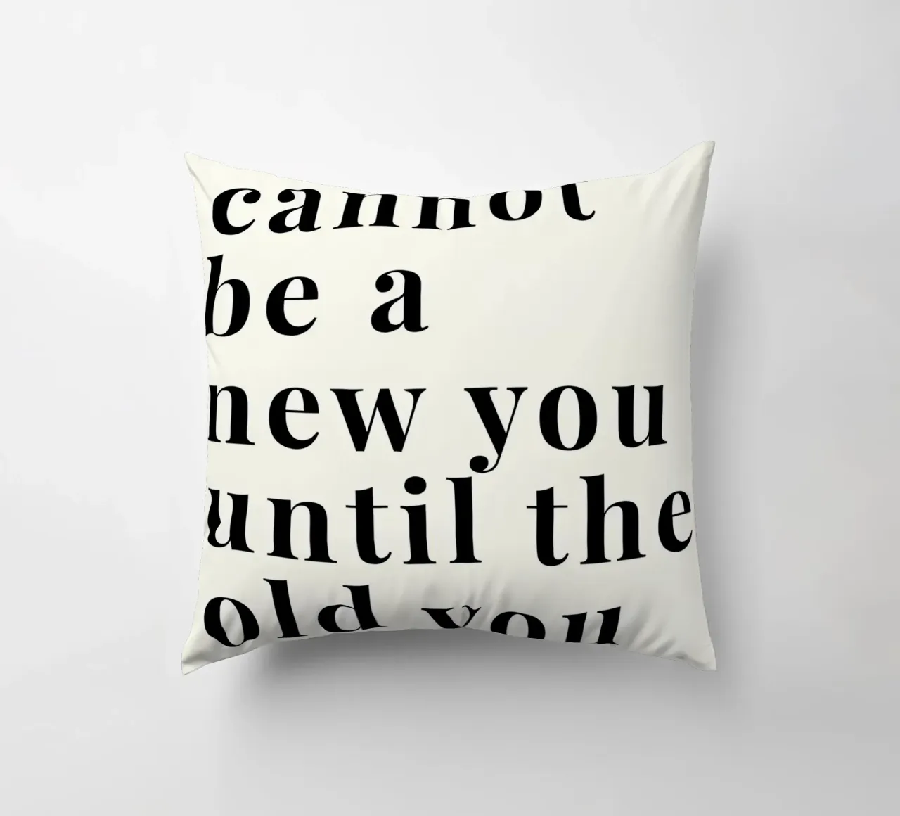 'You cannot be a new cuscino da Type & Tape