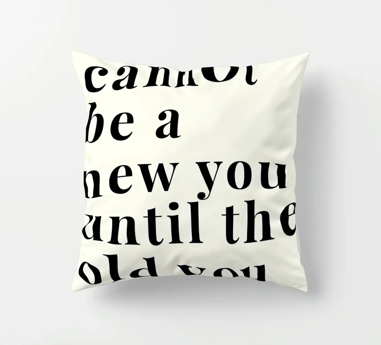 'You cannot be a new cuscino da Type & Tape