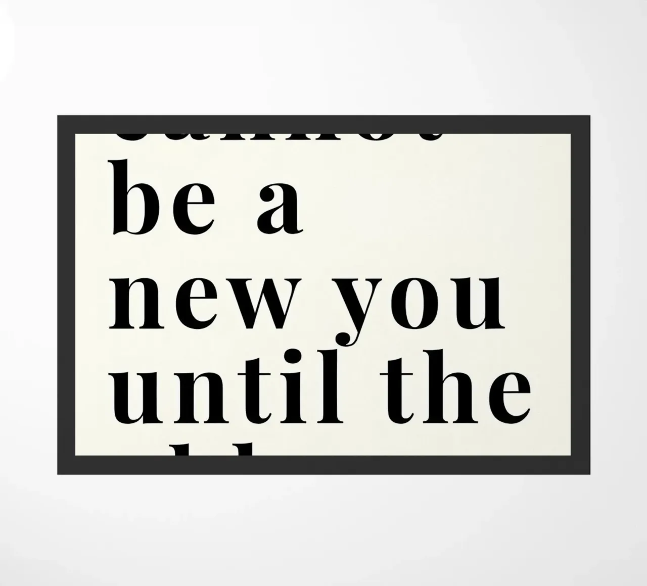 'You cannot be a new zerbino da Type & Tape