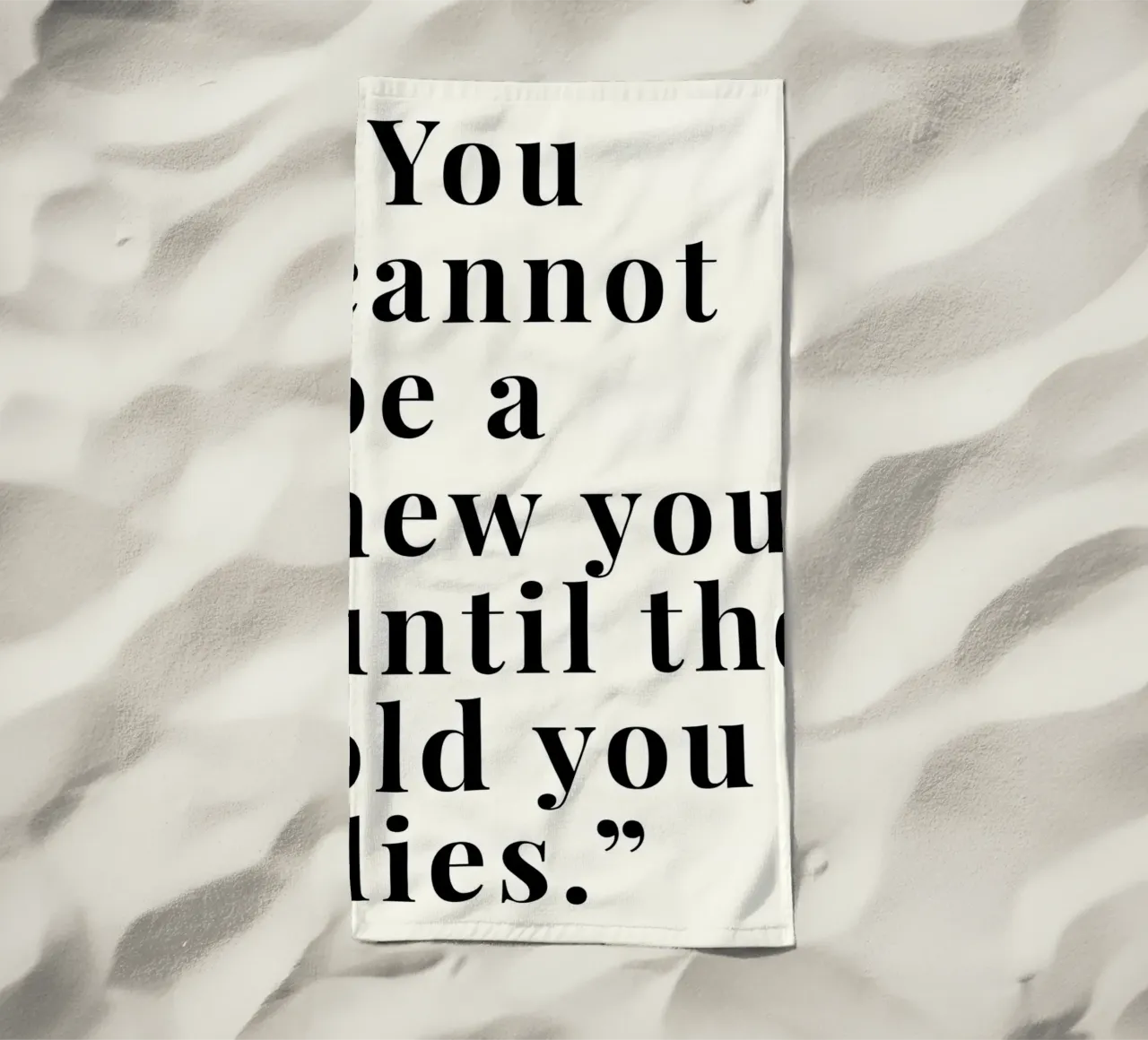 'You cannot be a new telo mare da Type & Tape