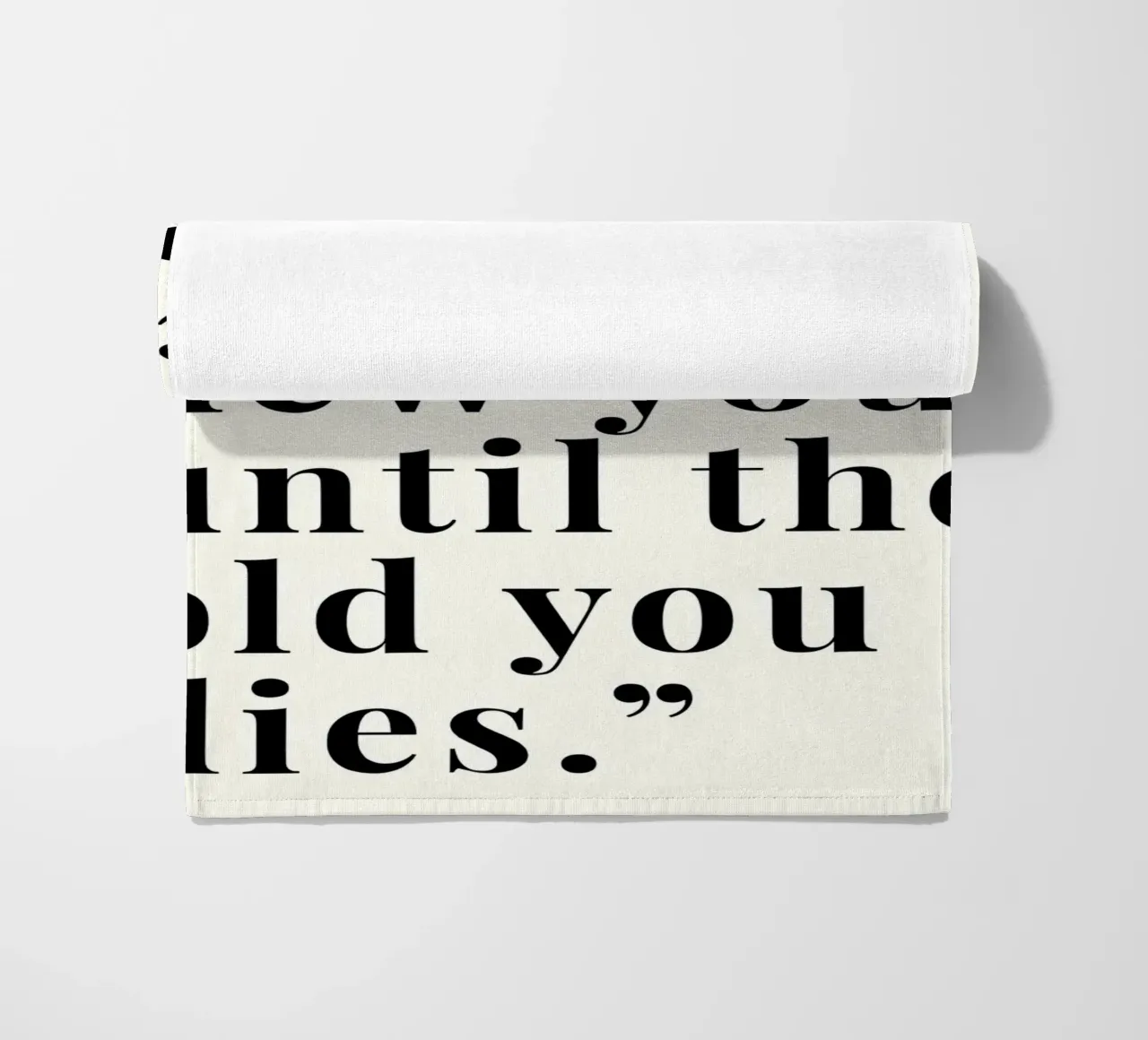 'You cannot be a new telo mare da Type & Tape
