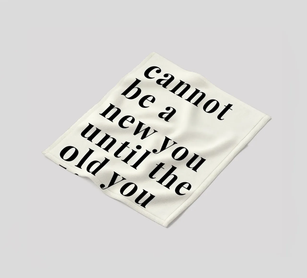 'You cannot be a new coperta in pile da Type & Tape