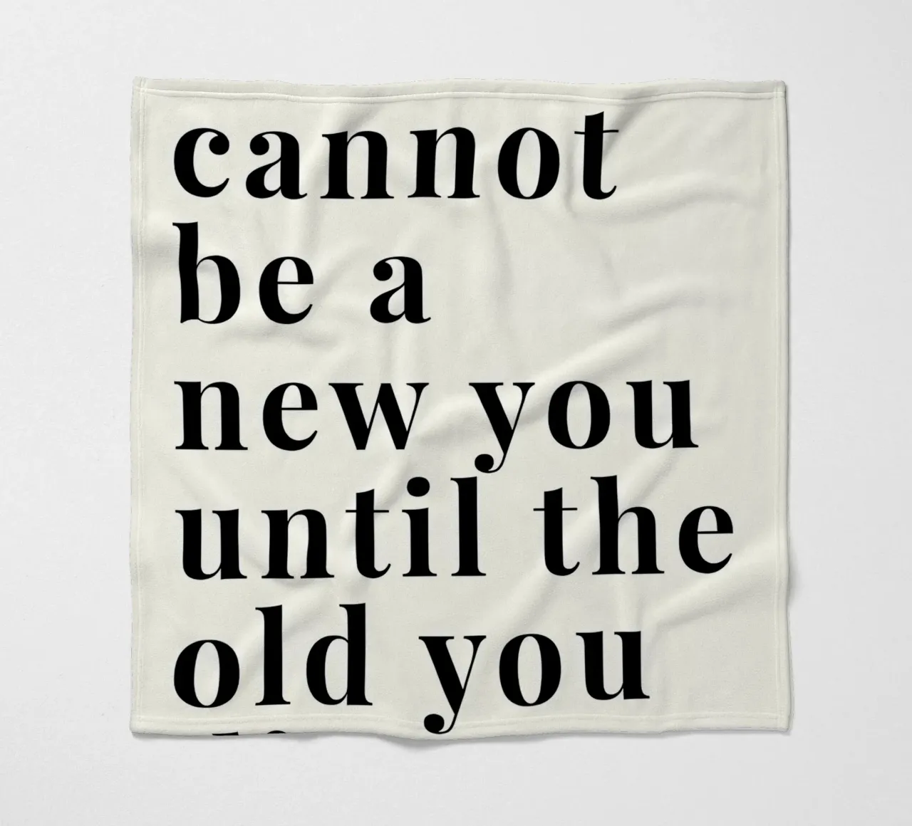 'You cannot be a new coperta in pile da Type & Tape