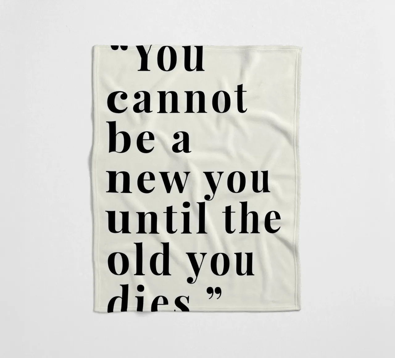 'You cannot be a new coperta in pile da Type & Tape