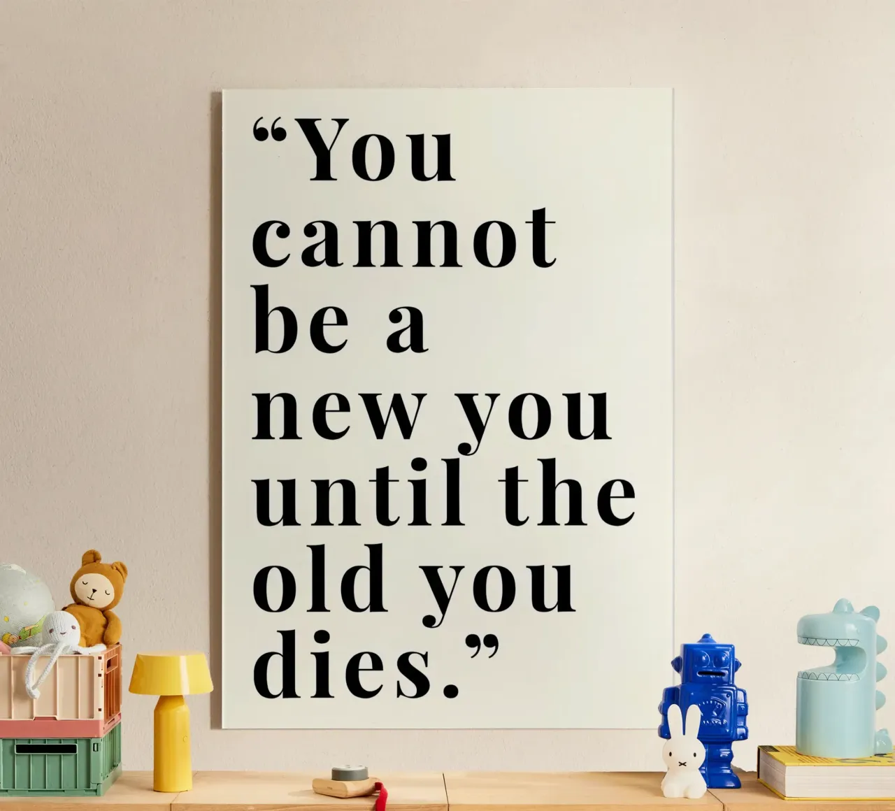 'You cannot be a new plexiglass da Type & Tape
