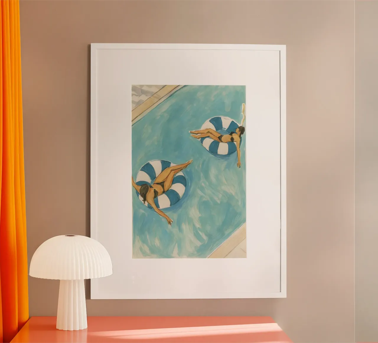 Pool Day poster van Travel with Chris