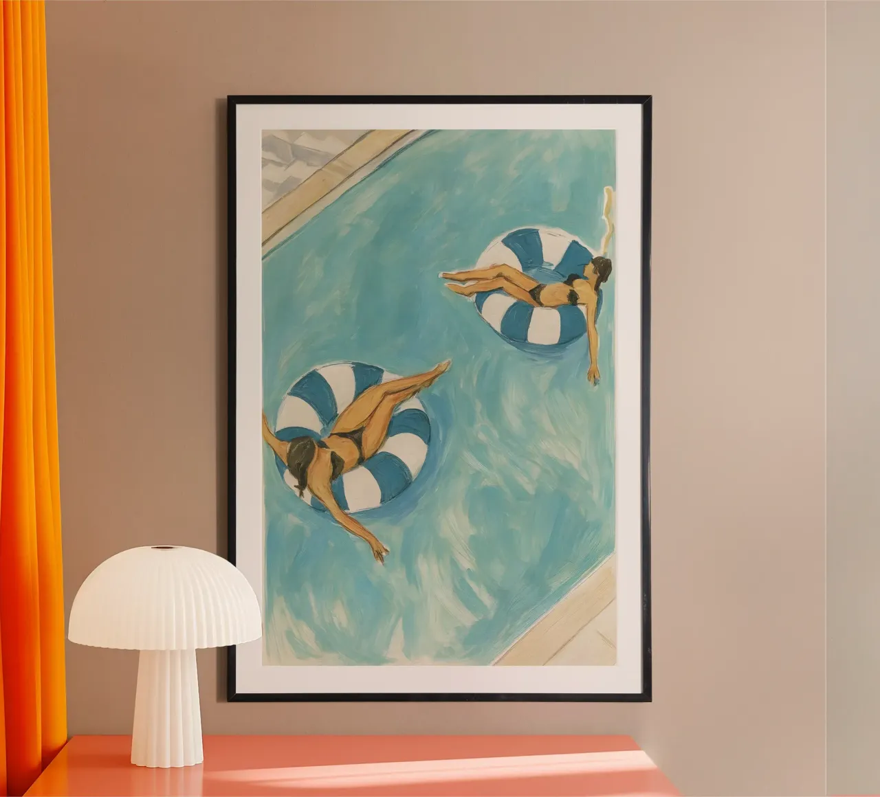 Pool Day poster van Travel with Chris