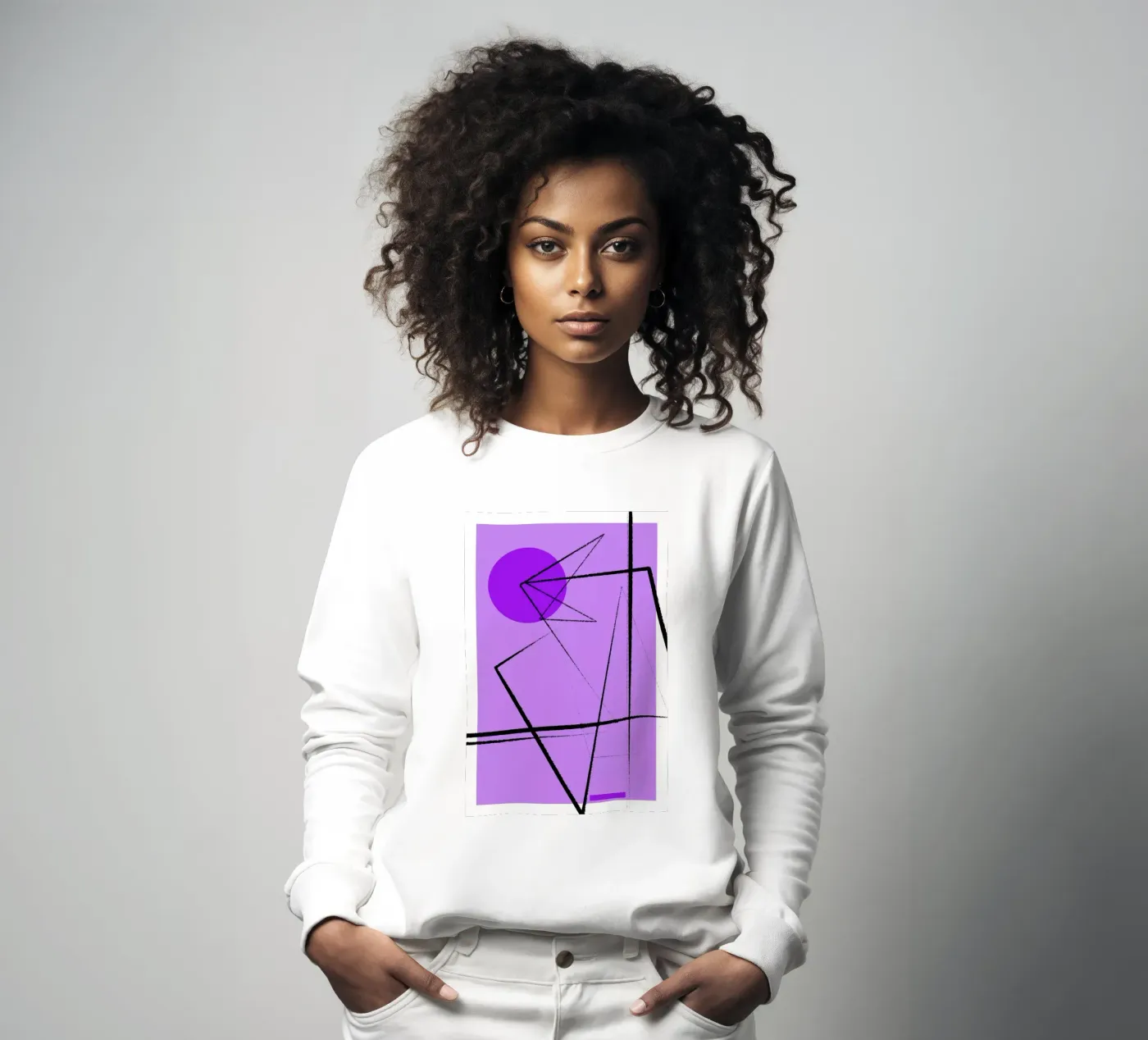 Angular Lines No 26 felpa da treechild