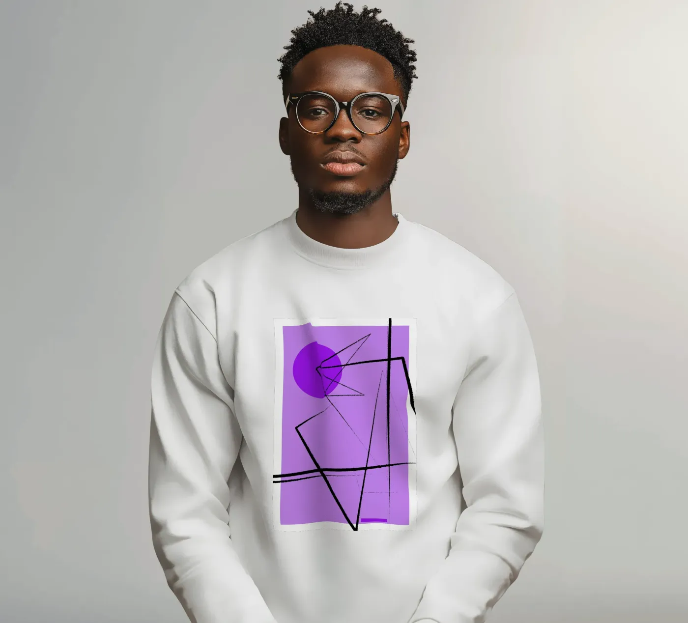 Angular Lines No 26 felpa da treechild
