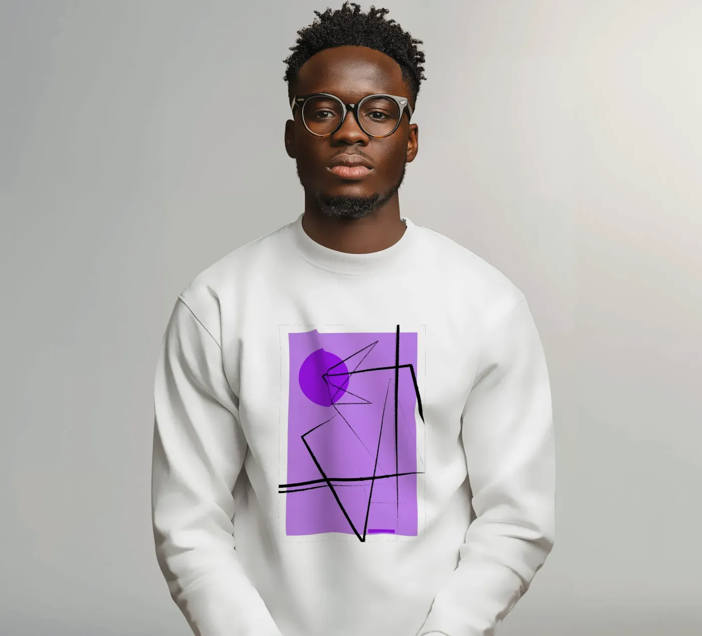 Angular Lines No 26 felpa da treechild