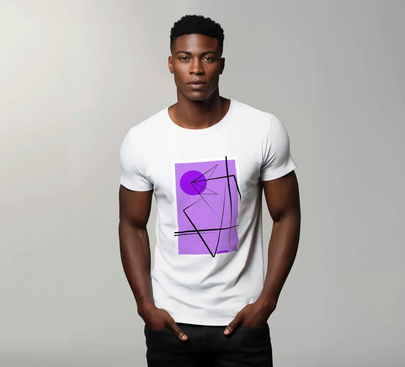 Angular Lines No 26 t-shirt da treechild