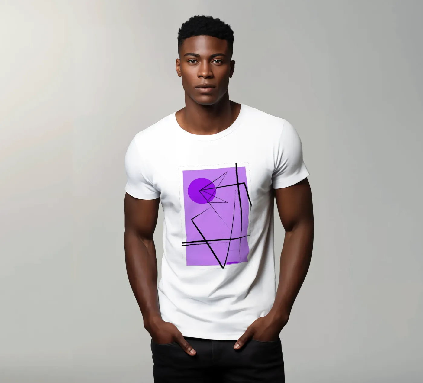 Angular Lines No 26 t-shirt da treechild