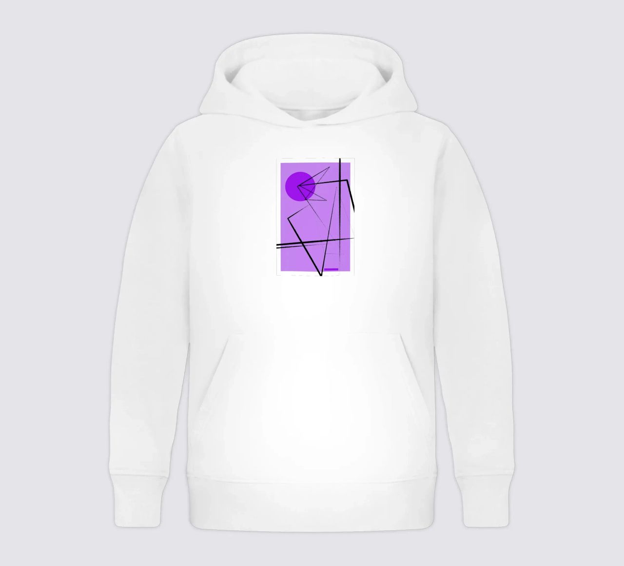 Angular Lines No 26 felpa bambino con cappuccio da treechild