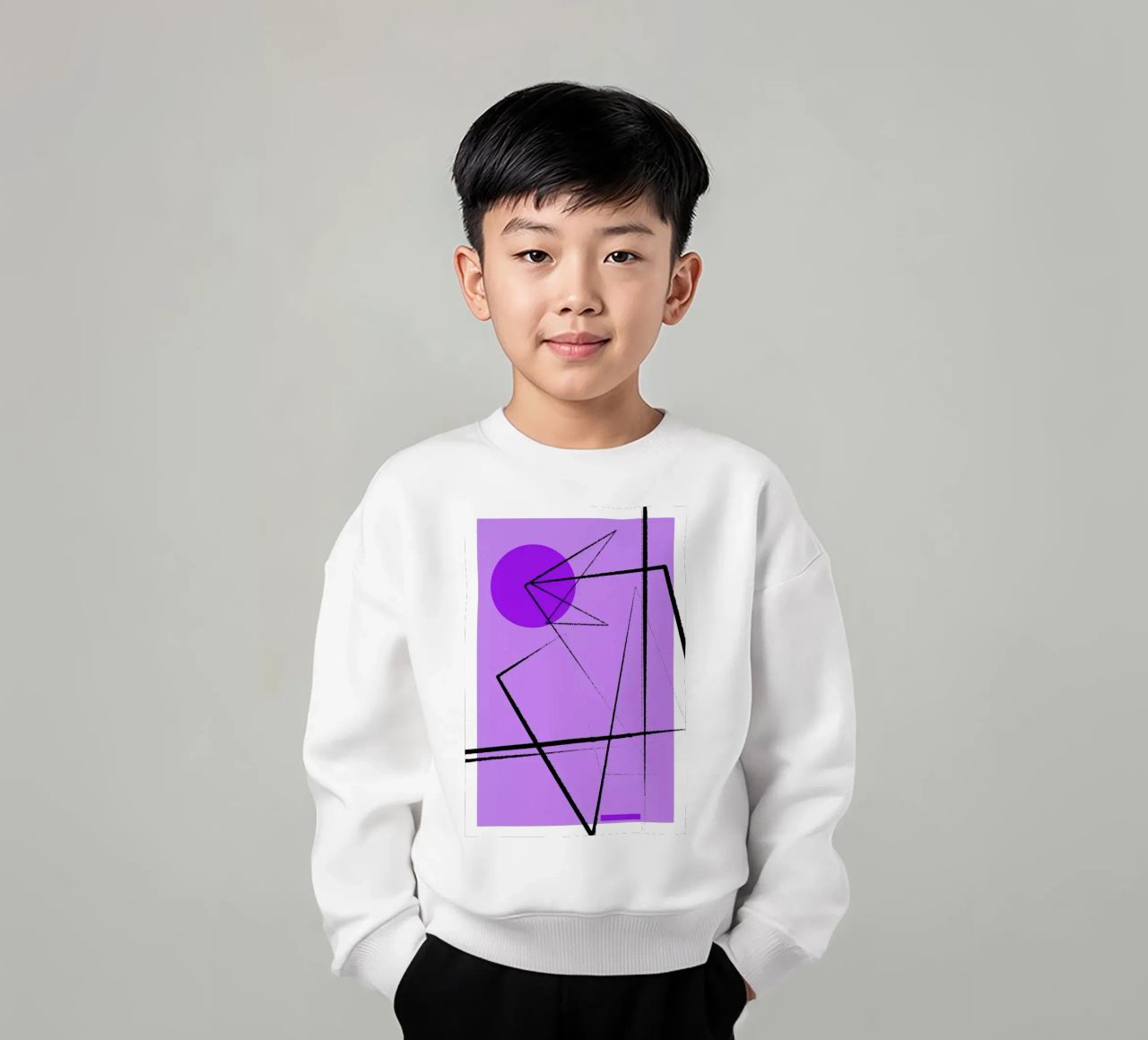 Angular Lines No 26 kinder sweatshirt van treechild