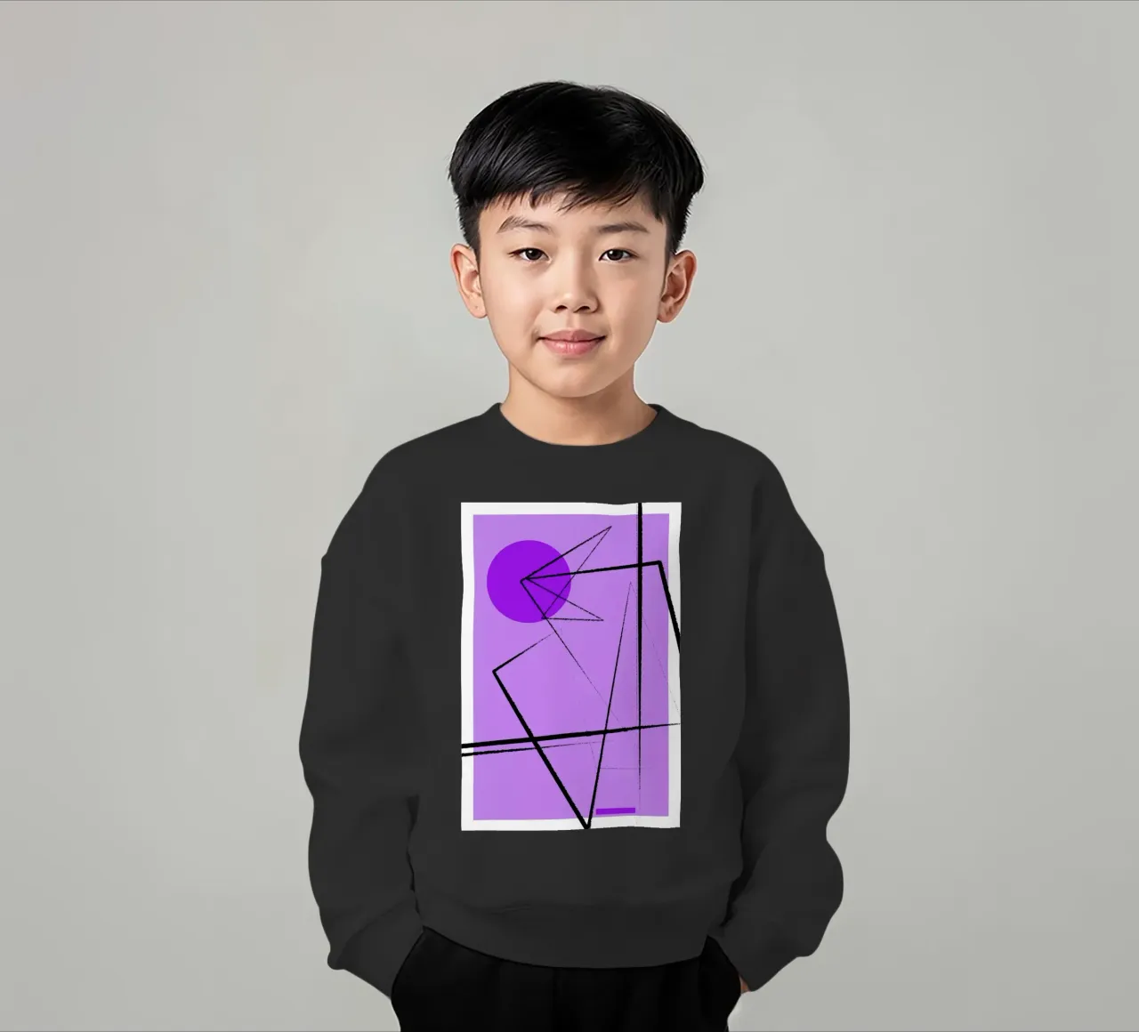Angular Lines No 26 Kinder Sweatshirt von treechild