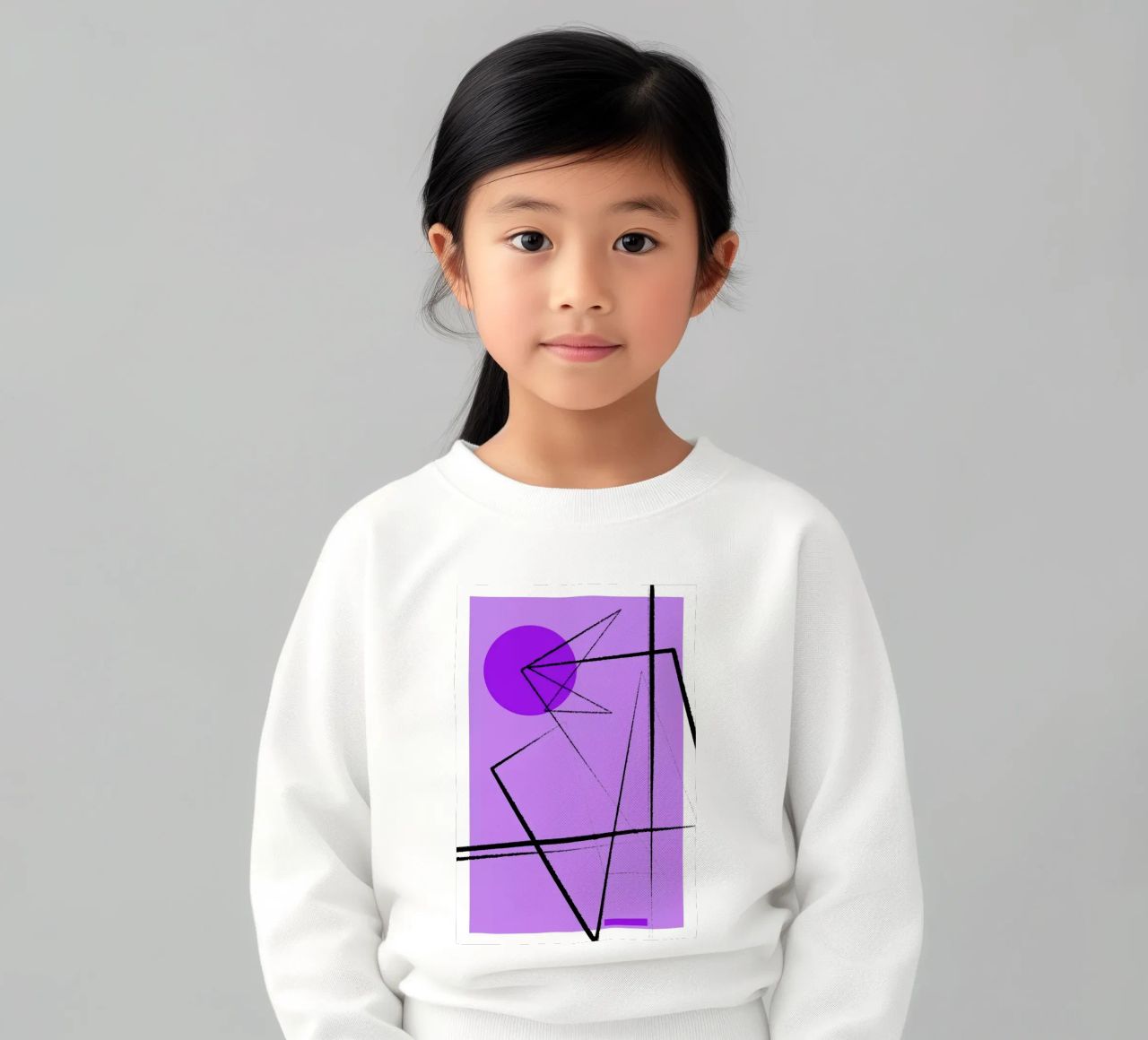 Angular Lines No 26 kinder sweatshirt van treechild